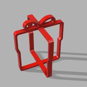 Hollow Christmas Present Bauble