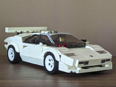 Realistic wheels for LËGO Speed Champions Countach