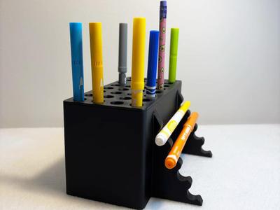 36 Paint brush or skinny marker holder