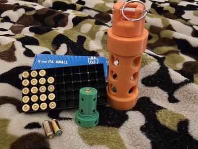 9mm adaper for Rodeo Impact Grenade
