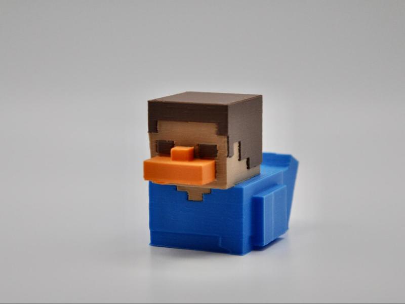 Minecraft Steve Duck