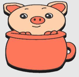 Piggy in a Cup