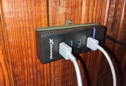 GrandX USB hub holder
