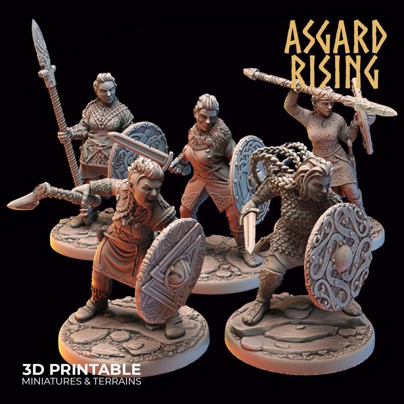 VIKING: Viking Shieldmaidens /Modular/ /Pre-supported/