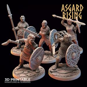 VIKING: Viking Shieldmaidens /Modular/ /Pre-supported/