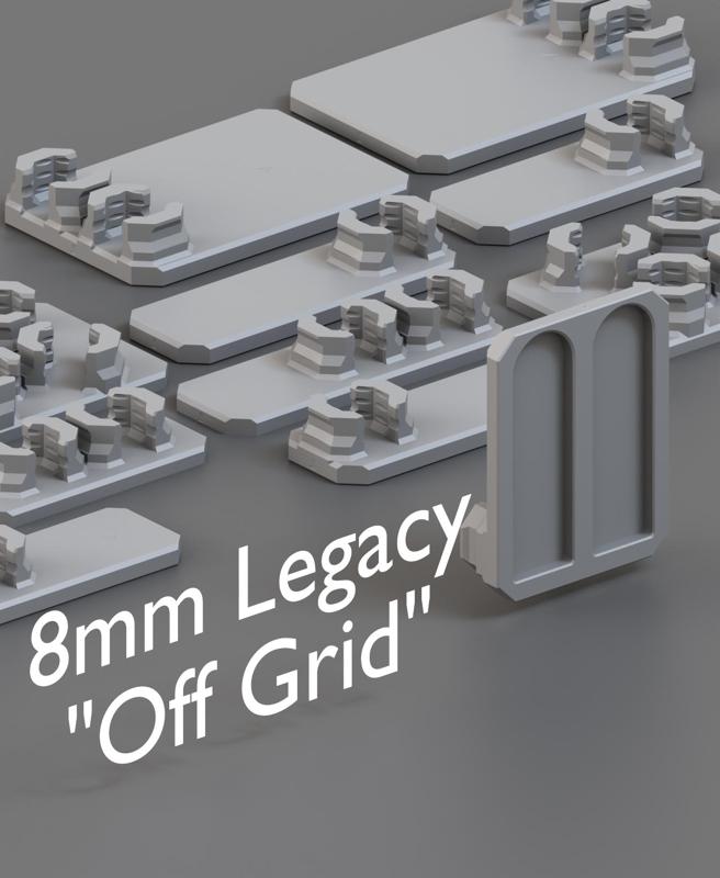 8 mm - Offset Snap - Command Strip Mount - LEGACY Files