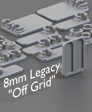 8 mm - Offset Snap - Command Strip Mount - LEGACY Files