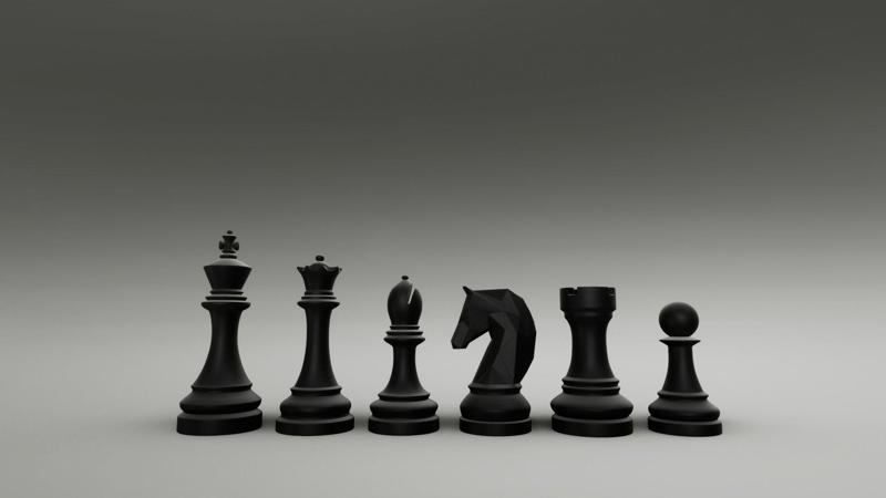 Classic chess set inspired by Staunton - h3inz