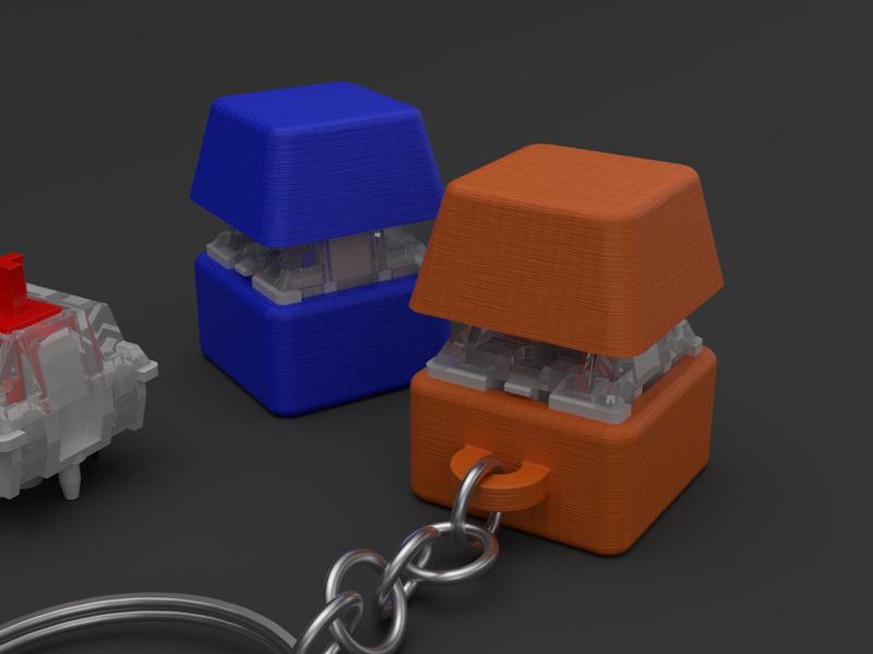 Keyboard Key Fidget Toy: Outemu Switch Keychain