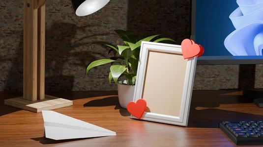 Love photo frame