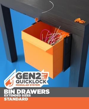 GEN2 Bin Drawers - Extended Sizes - STANDARD
