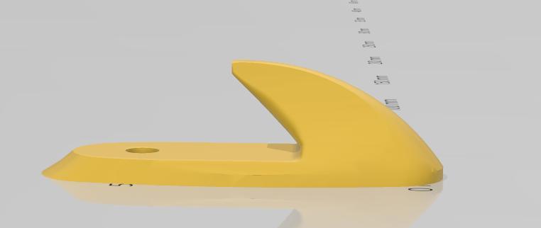 Holder wall 4mm