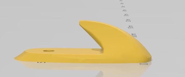 Holder wall 4mm