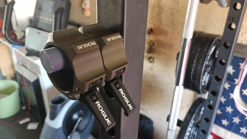 Easy power rack storage pin 
