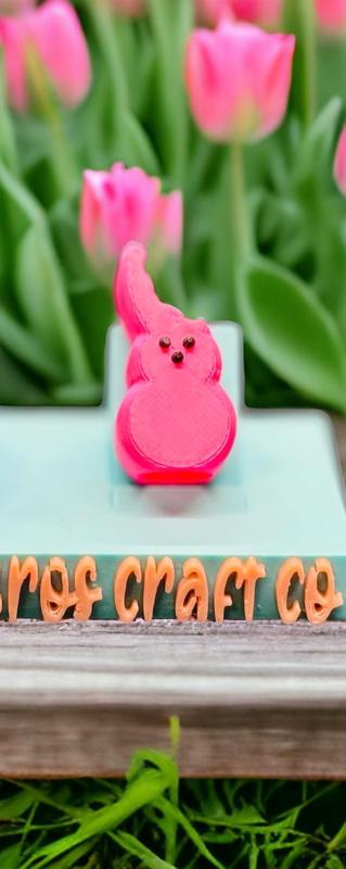 Peep Bunny Straw Topper for 8-8.5mm Straws