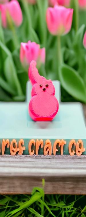 Peep Bunny Straw Topper for 8-8.5mm Straws