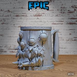 Mimic Mug / Cup Decoration / Collectible Decorative Statue / Fantasy Decor / Pub Item / Tavern Equipment Encounter