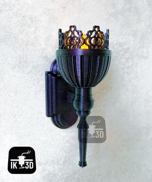  Gothic Candle Holders Set / No Supports