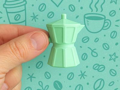 Toy coffee mini