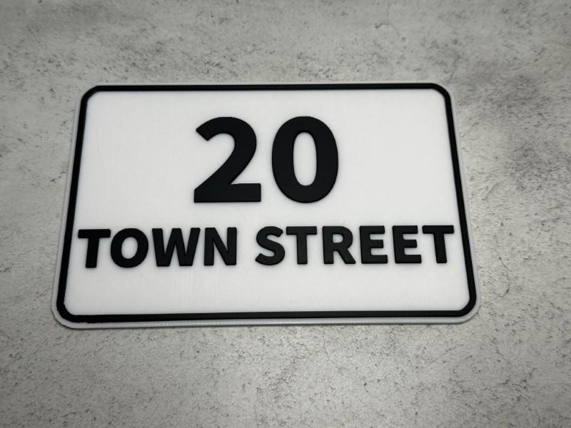 CUSTOMISABLE - House Sign