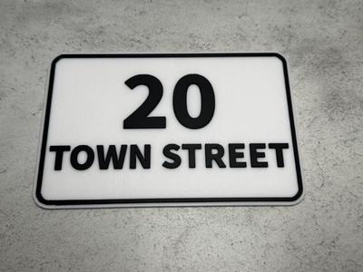 CUSTOMISABLE - House Sign