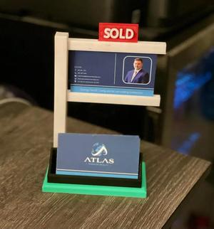 Real Estate Business Card Holder