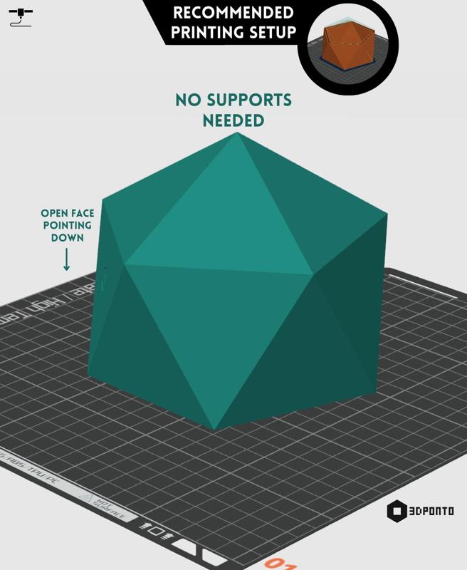Desk Organizer Polygon Cube Lite