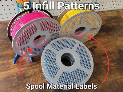 Infill Pattern Reusable Spool Bambu Lab Refill