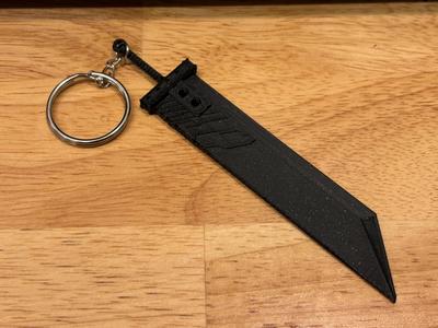 Buster Sword Keychain x Stand