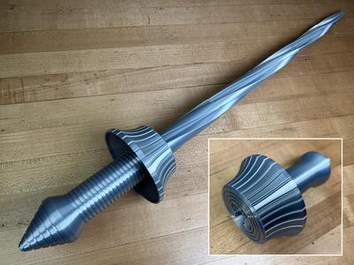 Collapsing Drill Sword Print-in-Place