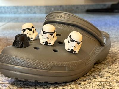 Stormtrooper Helmet Croc Charm Starwars Brick 