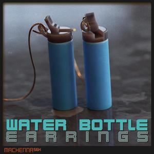 Water Bottle Earrings