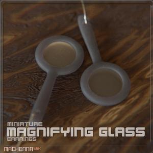 Miniature Magnifying Glass Earrings
