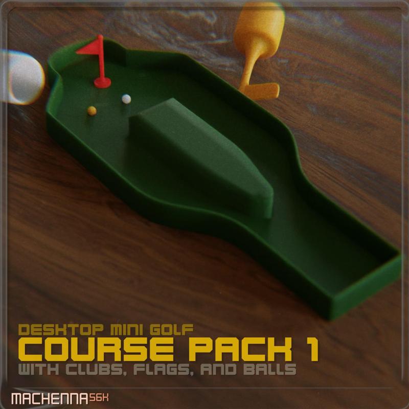 Desktop Mini Golf | Course Set Pack 1
