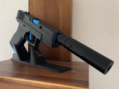 Glock 19 v10 Stand and silencer