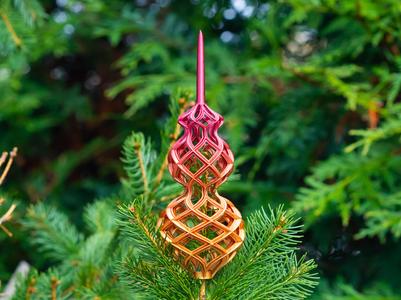 Open Lattice Christmas Topper