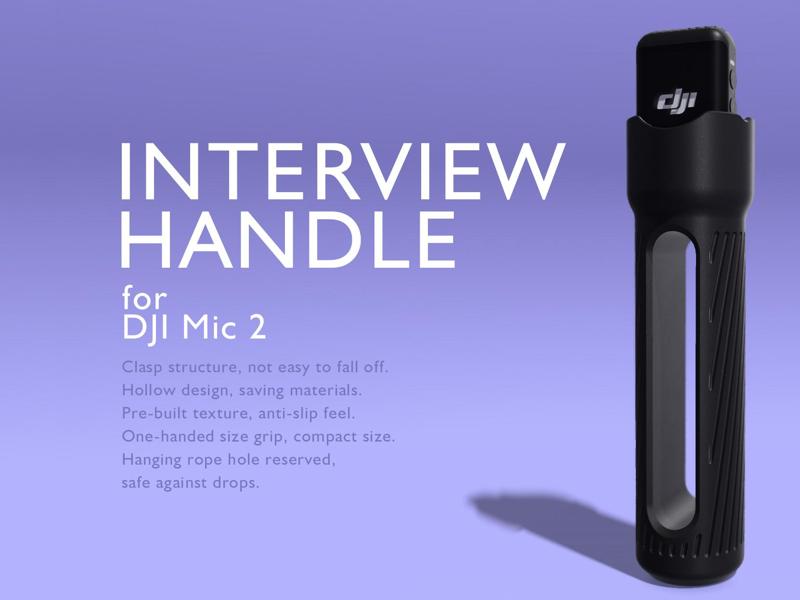 yet another DJI Mic-2 Interview Handle Design