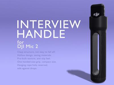 yet another DJI Mic-2 Interview Handle Design