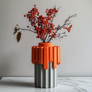Molten Vase - 3D Printed Beauty for Bold Home Decor