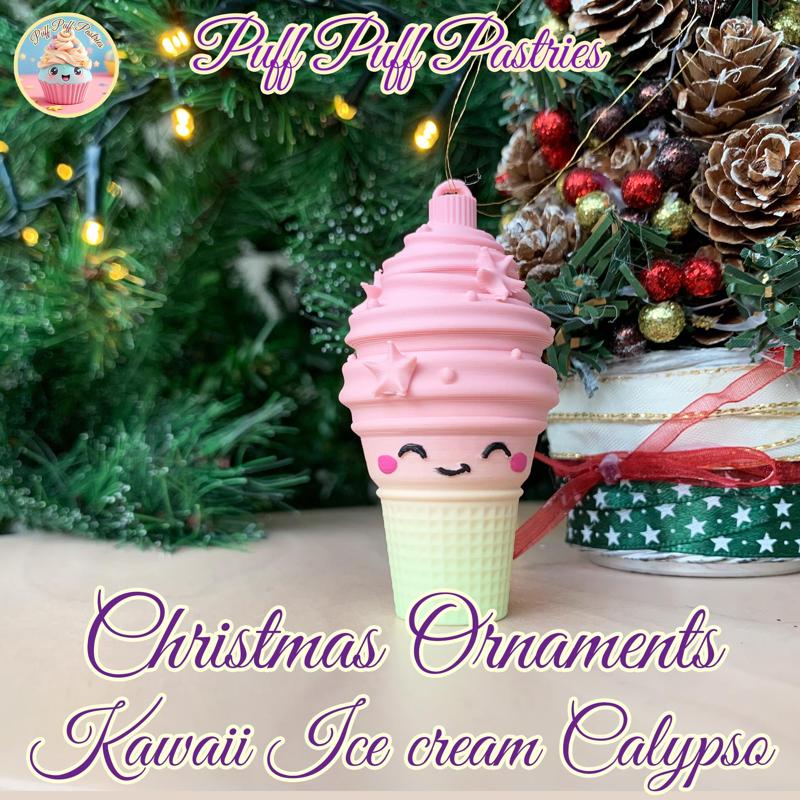 Christmas Ornaments Kawaii Ice cream Calypso