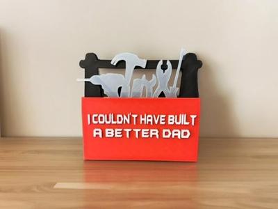 Tool box gift card holder