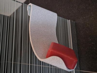 Hanging shower soap dish