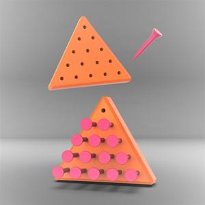 Peg Solitaire- Basic Triangle