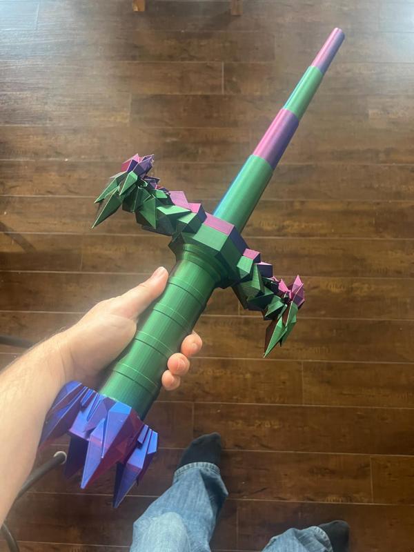Crystal Collapsable Sword