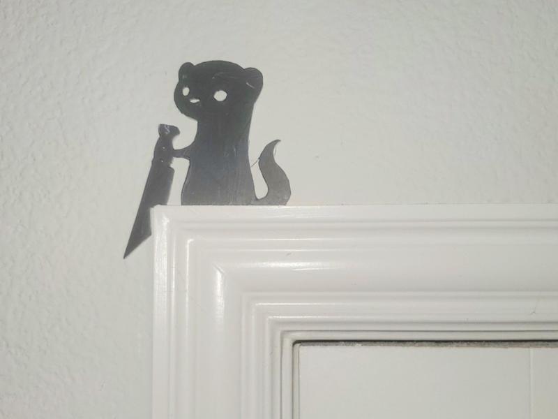 Knife Ferret Door Topper