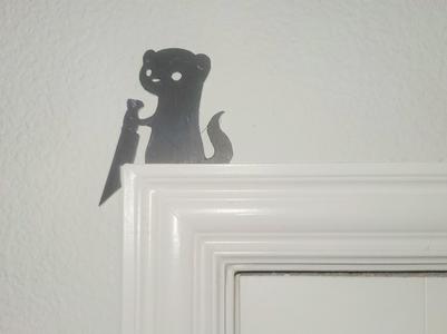 Knife Ferret Door Topper