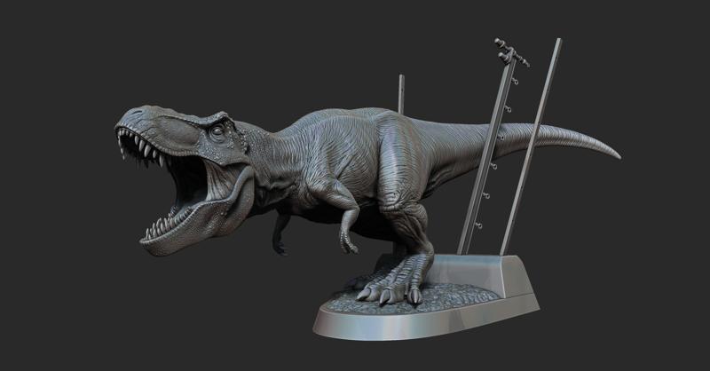 Jurassic park Jurassic World Tyrannosaurus Rex - 3D Print Model