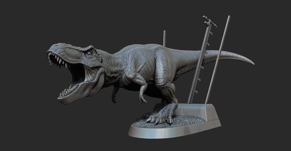 Jurassic park Jurassic World Tyrannosaurus Rex - 3D Print Model