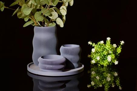 "lines: a set of vases"