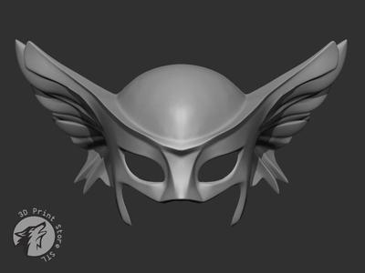 Hawkgirl Helmet From DC Comics - Fan Art